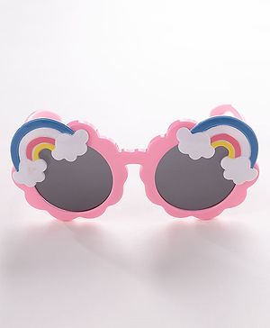 Babyhug Sunglasses Free Size Rainbow Design - Pink