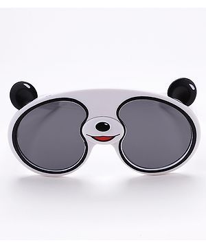Babyhug Panda Shape Sunglasses -White