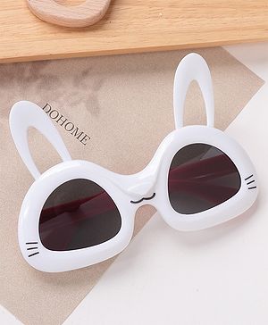 Babyhug Sunglasses with Rabbit Ear Design Free Size- White