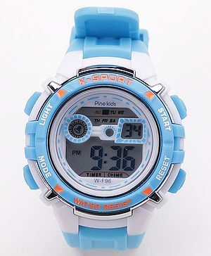 Pine Kids  Free Size Digital Watch- Blue