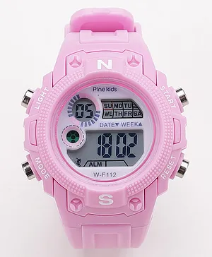 Pine Kids  Free Size Digital Watch - Pink