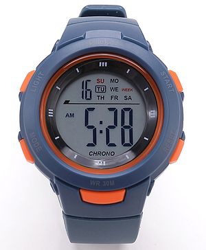 Pine Kids  Free Size Digital Watch - Navy Blue