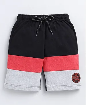 TOONYPORT Colour Blocked Shorts  - Red