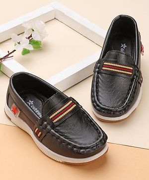 Cute Walk by Babyhug Formal & Partywear Slip On Shoes - Black