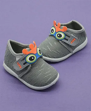 FEETWELL SHOES Alien Eyes Detailed Musical Shoes - Grey