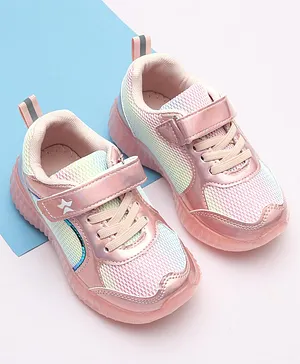 Cute Walk by Babyhug Sneakers Velcro Closure - Pink
