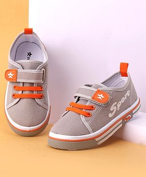 Cute Walk by Babyhug Velcro Closure Casual Shoes - Grey