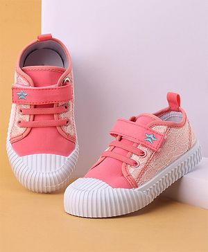 Cute Walk by Babyhug Casual Shoes with Velcro Closure - Pink