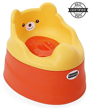 Babyhug Teddy Buddy Potty Chair - Yellow