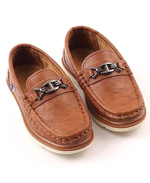 Cute Walk by Babyhug Formal Wear Loafers - Brown