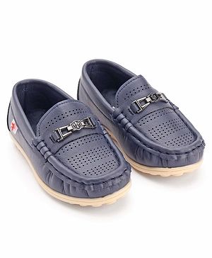 Cute Walk by Babyhug Slip On Formal & Party Wear Shoes Solid- Blue
