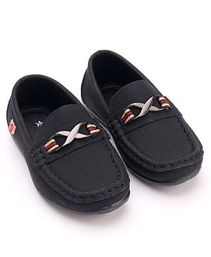 Cute Walk by Babyhug Formal Shoes - Black