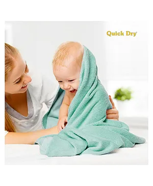 Quick Dry Terry Bath Towel L 60 x B 90 cm - Sea Green