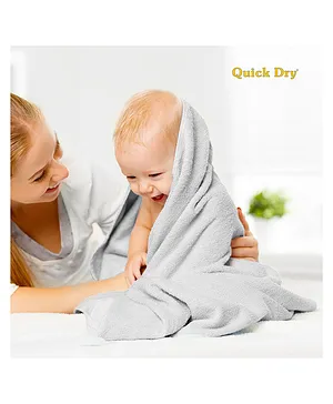 Quick Dry Terry Bath Towel L 60 x B 90 cm (Color May Vary)