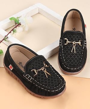 Cute Walk by Babyhug Formal Slip On Shoes - Black