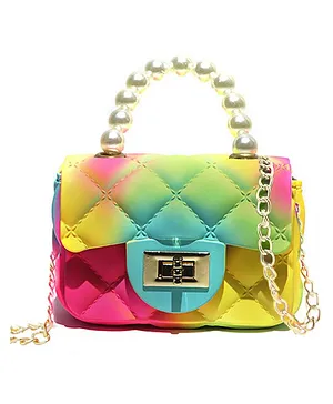 Babymoon Kids Shaded Jelly Sling Purse Fashion Handbag  Yellow
