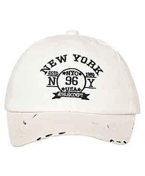 Kid-O-World New York 99 Embroidered Cap-White