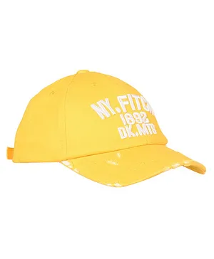 Kid-O-World NY Fitch Applique Detailed Cap - Yellow