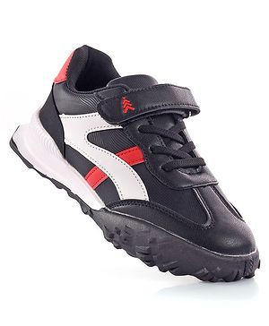 Pine Kids Sneakers With Velcro Closure Solid- Black