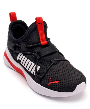 Puma Rift Slip on Pop Ps Sports Shoes - Black High Risk Red