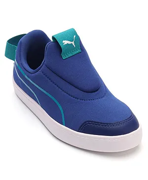 PUMA Courtflex v2 Slip On PS Casual Shoes - Sodalite Blue
