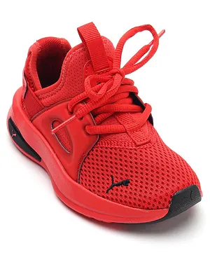 PUMA SOFT Enzo Evo PS High Risk Lace Up Closure Sports Shoes - Red