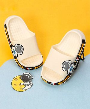 Yellow Bee Eva Astronaut Slide - Cream