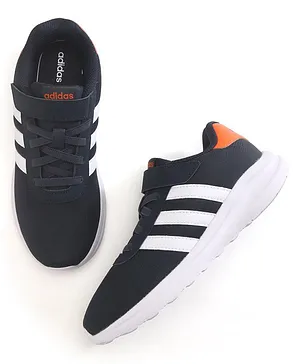 Adidas Kids Amalgo 1.0 K Tech Onix Lace Up Sport Shoes - Black