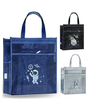 FunBlast Space Themed Multipurpose Use Hand Bag - Pack of 1 Random Color and Design