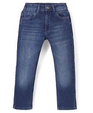 Pine Kids Full Length Jeans Back Elasticated- Dark Blue