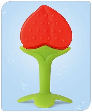 Babyhug Silicone Teether Red (Design May Vary)