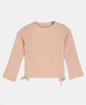 Chipbeys Full Sleeves  Solid Top  -Peach