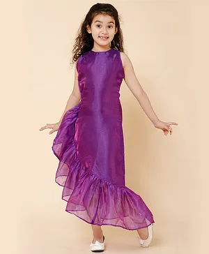 Anniv Coupon Below] Girls Summer Designer Chiffon Dresses Baby