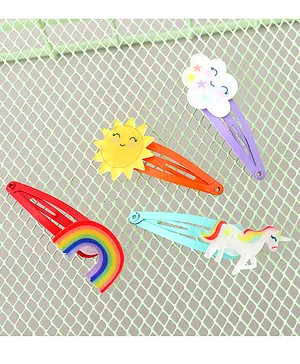 Babyhug Snap Clips Pack of 4-  Multicoloured