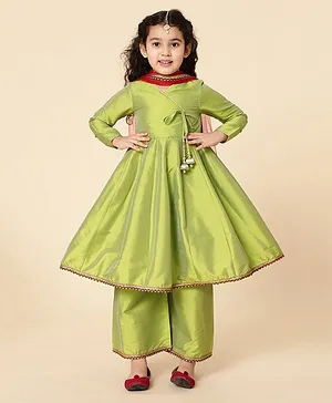 Buy Dark Green Salwars & Churidars for Women by AARIKA GIRLS ETHNIC Online