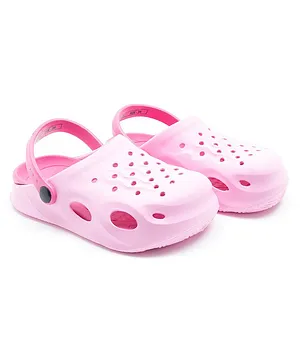 Beanz  Perforated  Designed Clogs - Pink