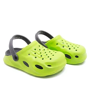 Beanz   Perforated  Designed Clogs  - Gray