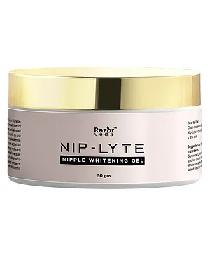 Razorveda NIP LYTE Nipple Whitening Gel 100% Natural Ingredients Paraben Free ISO Certified - 100 g