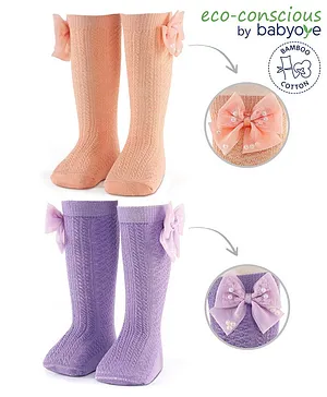 Elegant Baby 6 Pack Socks Fancy Pink