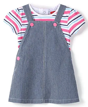 Striped, 2-4 Years, Lycra - Frocks and Dresses Online