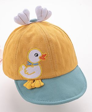 Babyhug Baseball Caps Duck Design Yellow - Diameter 15.5 cm
