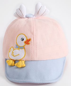 Babyhug Baseball Cap Duck Design -  Pink