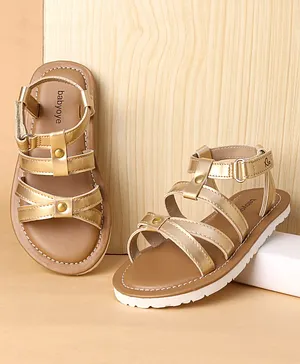 Childrens best sale gold sandals