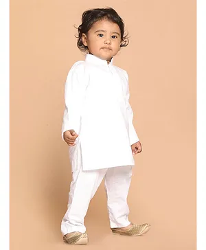 White kurta pajama for best sale baby boy