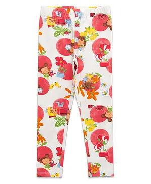 Juscubs All Over Printed Legging - White