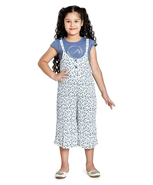 Buy Navy Blue Dungarees &Playsuits for Girls by Peppermint Online