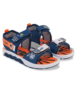 Campus Ben 10 Print Velcro Closure  Sandals - Blue