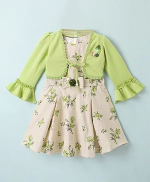 JusCubs Baby Girls Midi/Knee Length Casual Dress Price in India