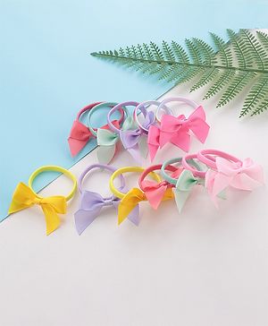 Babyhug Rubber Bands Set Pack of 12 Free Size - Multicolour
