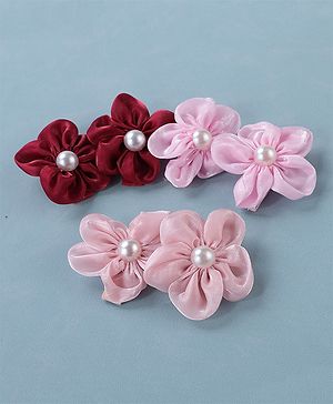 Babyhug Hair Pins and Clips Pack of 6 - Multicolor